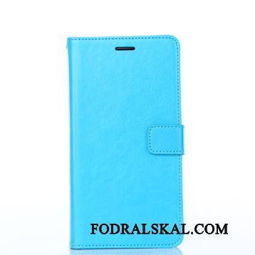 Skal Samsung Galaxy Note 4 Läderfodral Blå, Fodral Samsung Galaxy Note 4 Skydd