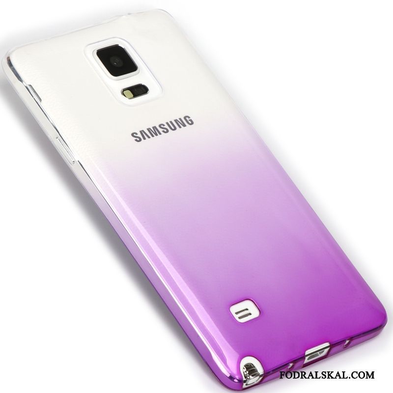 Skal Samsung Galaxy Note 5 Silikon Lätt Och Tunt Purpur, Fodral Samsung Galaxy Note 5 Skydd Telefon Transparent