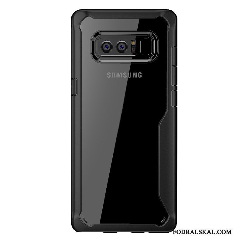 Skal Samsung Galaxy Note 8 Kreativa Svart Slim, Fodral Samsung Galaxy Note 8 Påsar Fallskyddtelefon