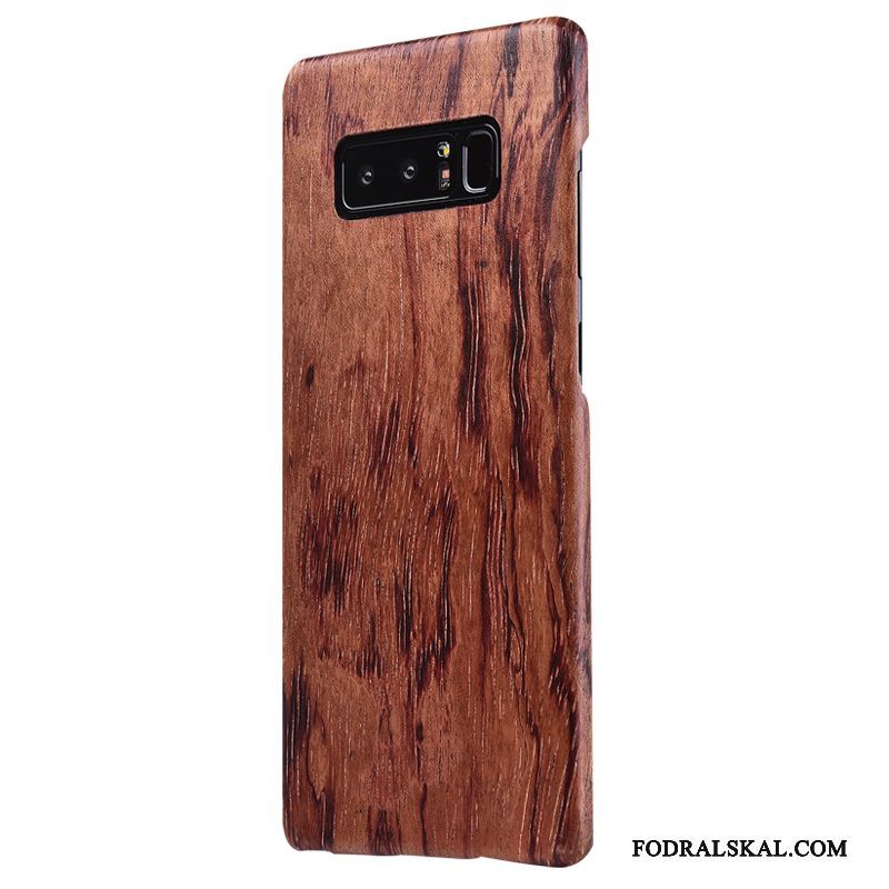 Skal Samsung Galaxy Note 8 Wood Trätelefon, Fodral Samsung Galaxy Note 8 Tunn Massivt Trä