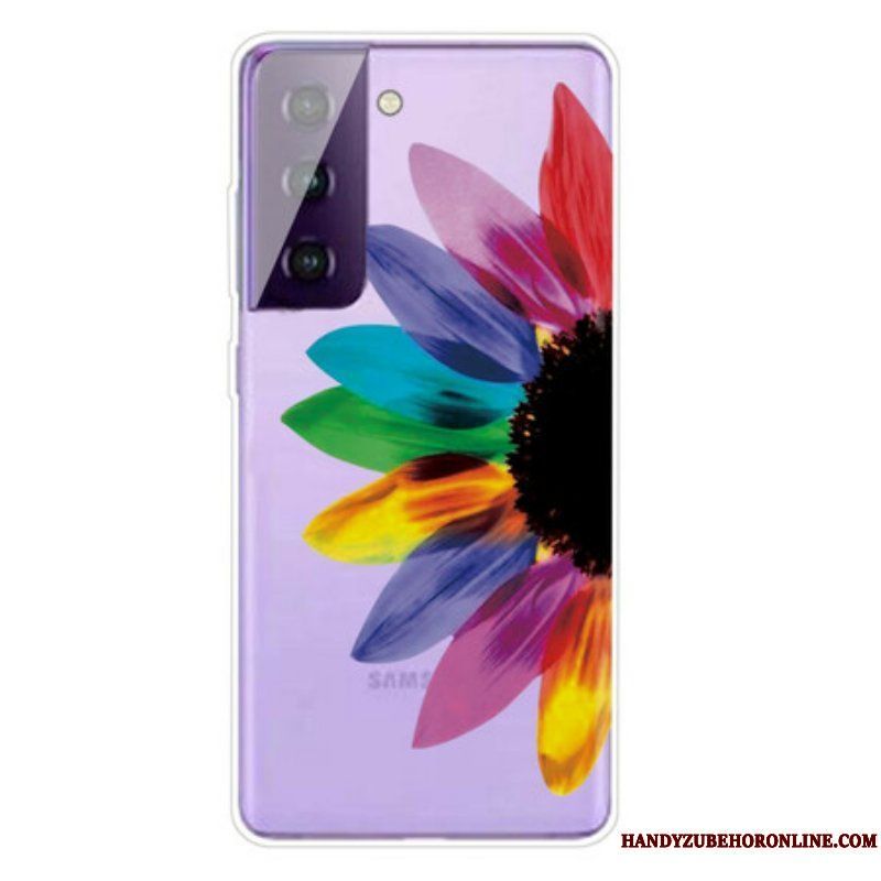 Skal Samsung Galaxy S21 FE Färgglad Blomma