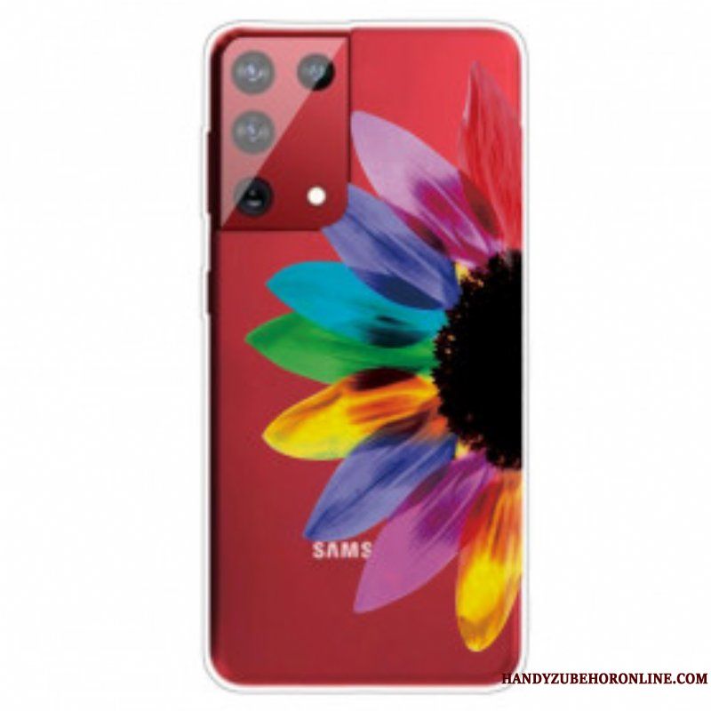 Skal Samsung Galaxy S21 Ultra 5G Färgglad Blomma