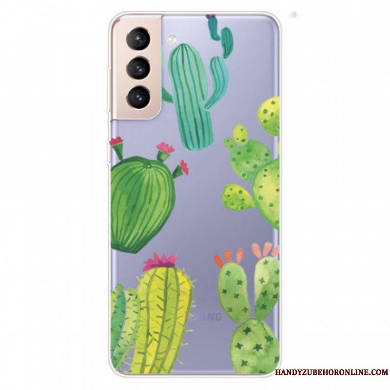 Skal Samsung Galaxy S22 5G Akvarell Kaktusar