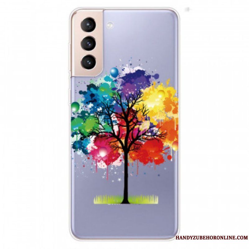 Skal Samsung Galaxy S22 Plus 5G Sömlös Akvarellträd