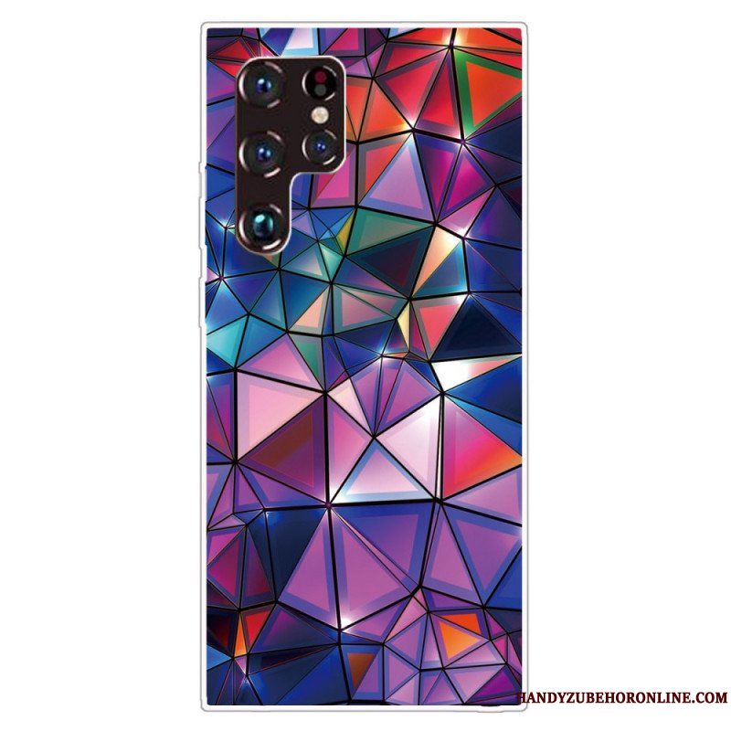 Skal Samsung Galaxy S22 Ultra 5G Flexibel Geometri