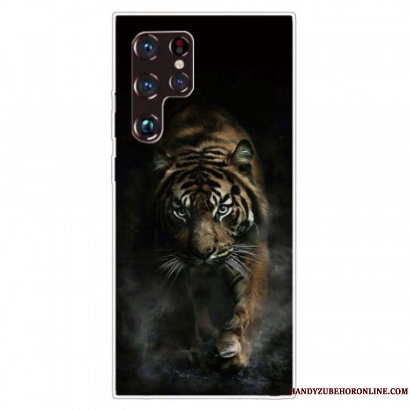Skal Samsung Galaxy S22 Ultra 5G Flexibel Tiger