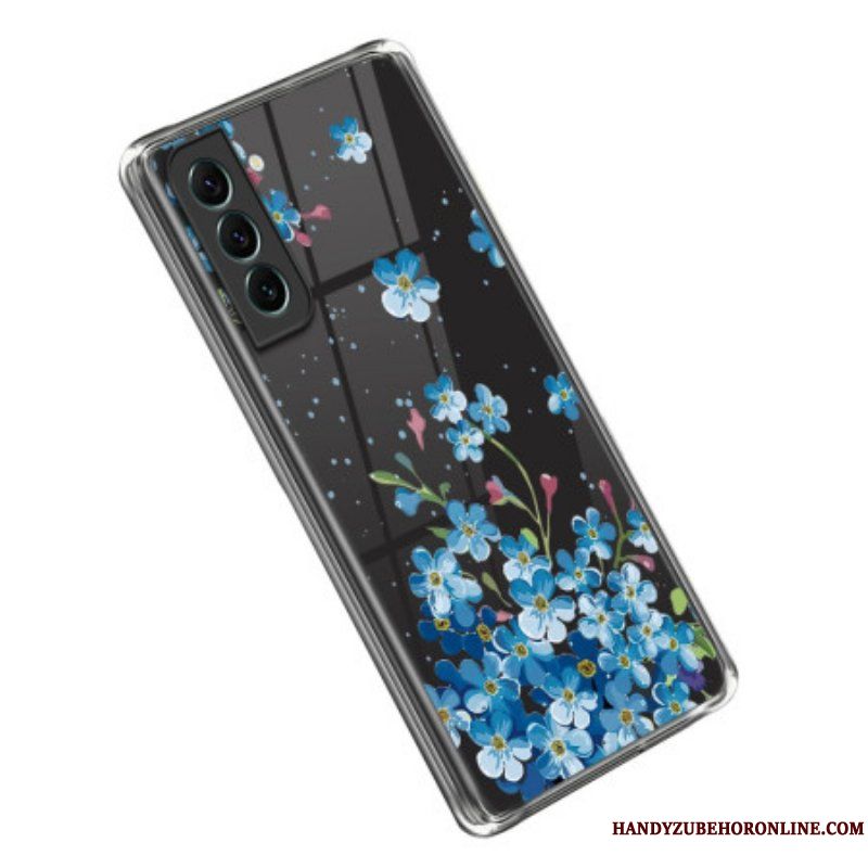 Skal Samsung Galaxy S23 5G Blå Blommor
