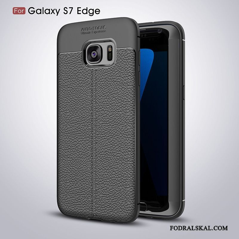 Skal Samsung Galaxy S7 Edge Kreativa Fallskydd Svart, Fodral Samsung Galaxy S7 Edge Påsar Personlighettelefon