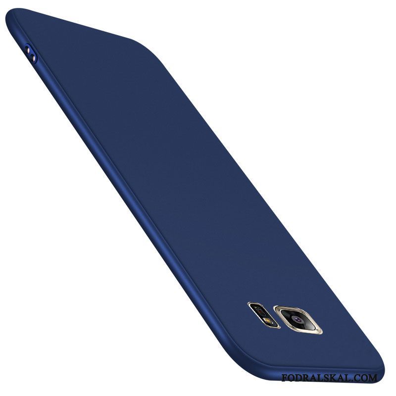 Skal Samsung Galaxy S7 Edge Mjuk Fallskydd Lätt Och Tunt, Fodral Samsung Galaxy S7 Edge Påsar Mörkblåtelefon