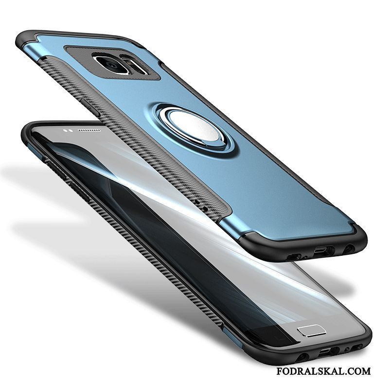 Skal Samsung Galaxy S7 Edge Silikon Blåtelefon, Fodral Samsung Galaxy S7 Edge Påsar Personlighet Fallskydd