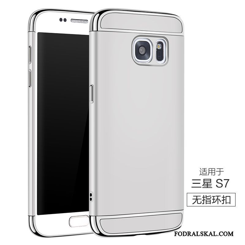 Skal Samsung Galaxy S7 Kreativa Silver Hård, Fodral Samsung Galaxy S7 Skydd Telefon Trend