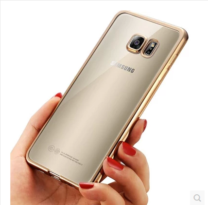 Skal Samsung Galaxy S7 Påsar Plating Guld, Fodral Samsung Galaxy S7 Silikon Telefon