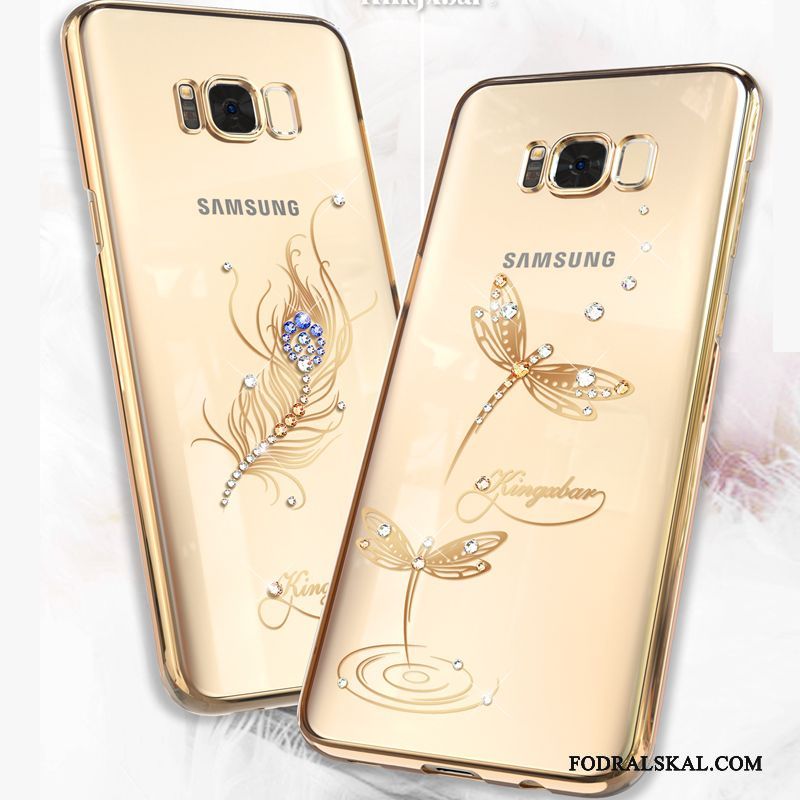 Skal Samsung Galaxy S8+ Lyxiga Telefon Guld, Fodral Samsung Galaxy S8+ Påsar Fallskydd Trend Varumärke