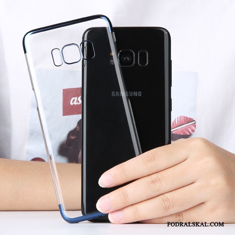 Skal Samsung Galaxy S8+ Påsar Blå Transparent, Fodral Samsung Galaxy S8+ Skydd Slimtelefon