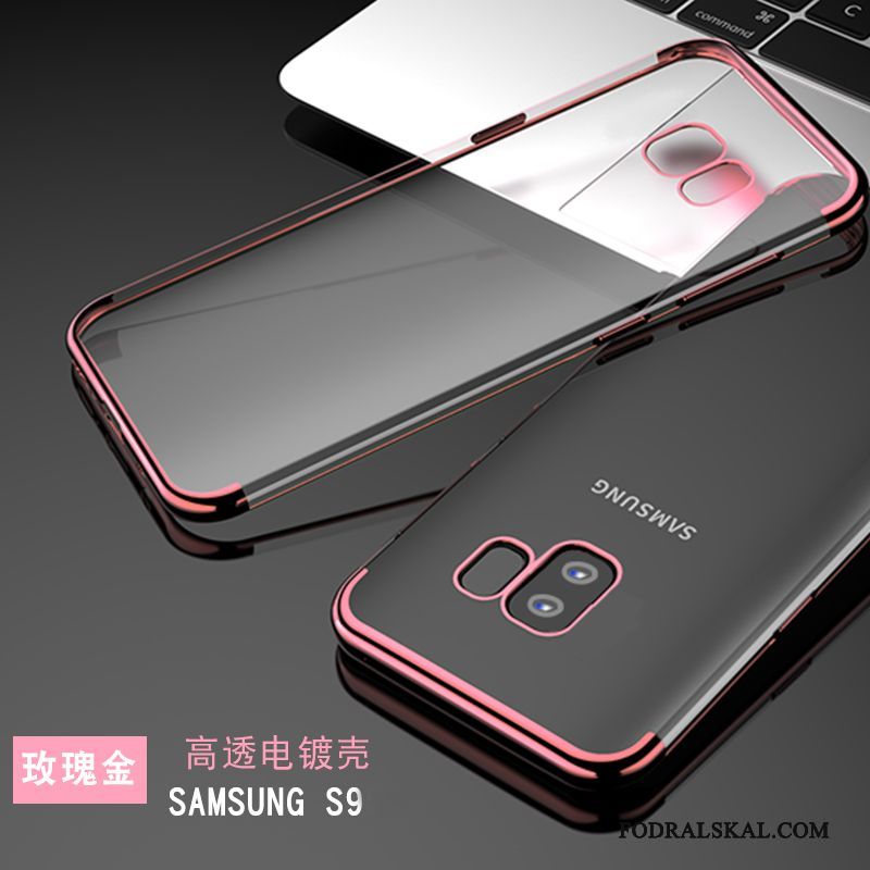 Skal Samsung Galaxy S9 Mjuk Personlighet Rosa, Fodral Samsung Galaxy S9 Påsar Fallskydd Slim