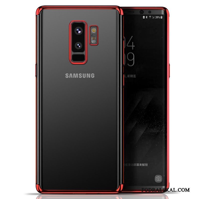 Skal Samsung Galaxy S9 Påsar Transparent Röd, Fodral Samsung Galaxy S9 Mjuk Enkeltelefon