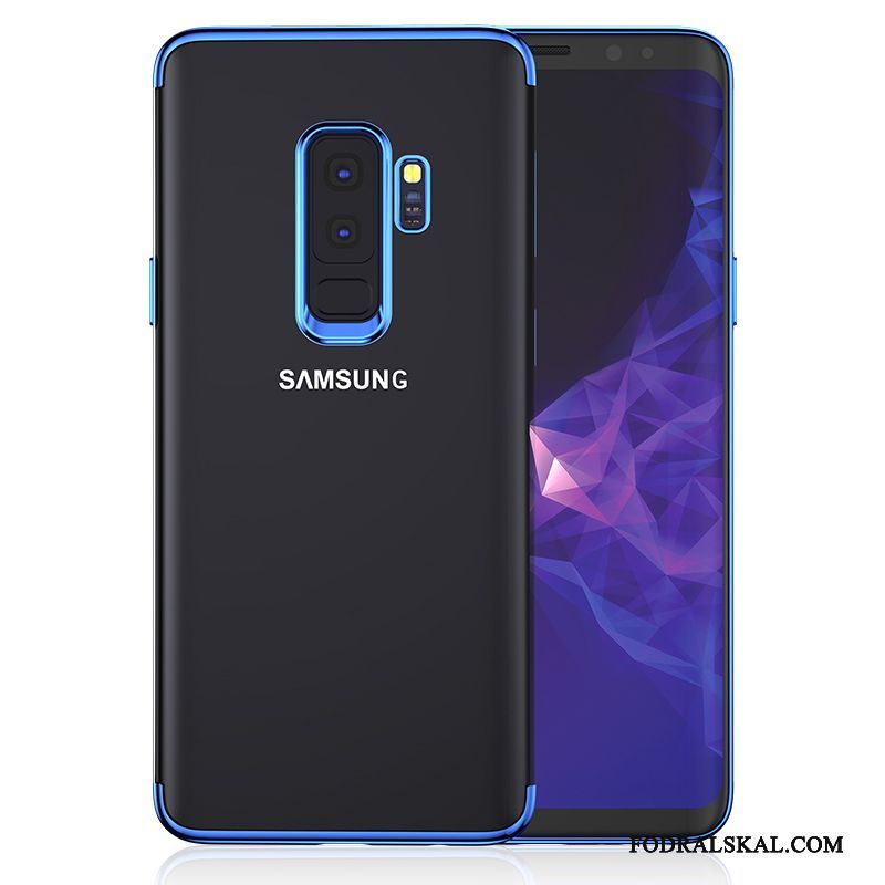 Skal Samsung Galaxy S9 Påsar Trend Blå, Fodral Samsung Galaxy S9 Silikon Telefon Transparent