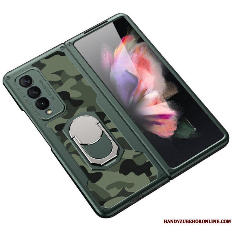 Skal Samsung Galaxy Z Fold 3 5G Camouflage Ring-support Gkk