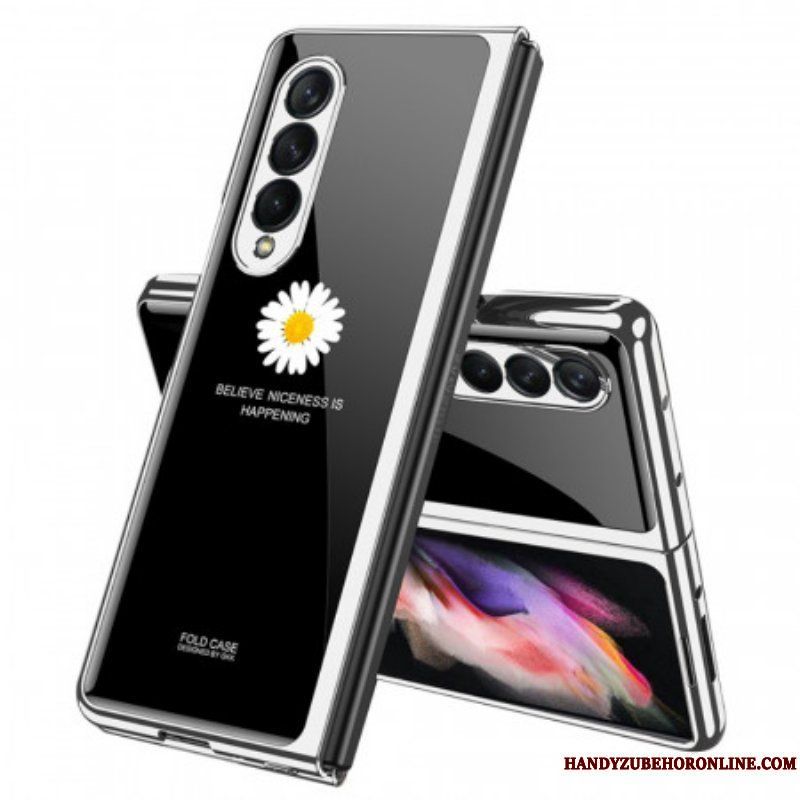 Skal Samsung Galaxy Z Fold 3 5G Daisy Härdat Glas Gkk
