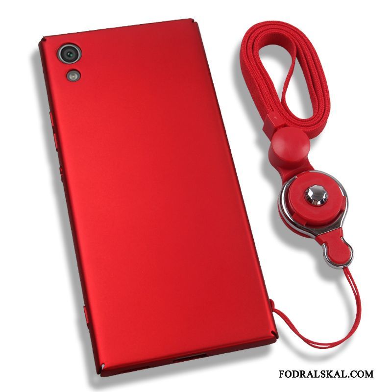 Skal Sony Xperia Xa1 Skydd Röd Hängsmycken, Fodral Sony Xperia Xa1 Telefon