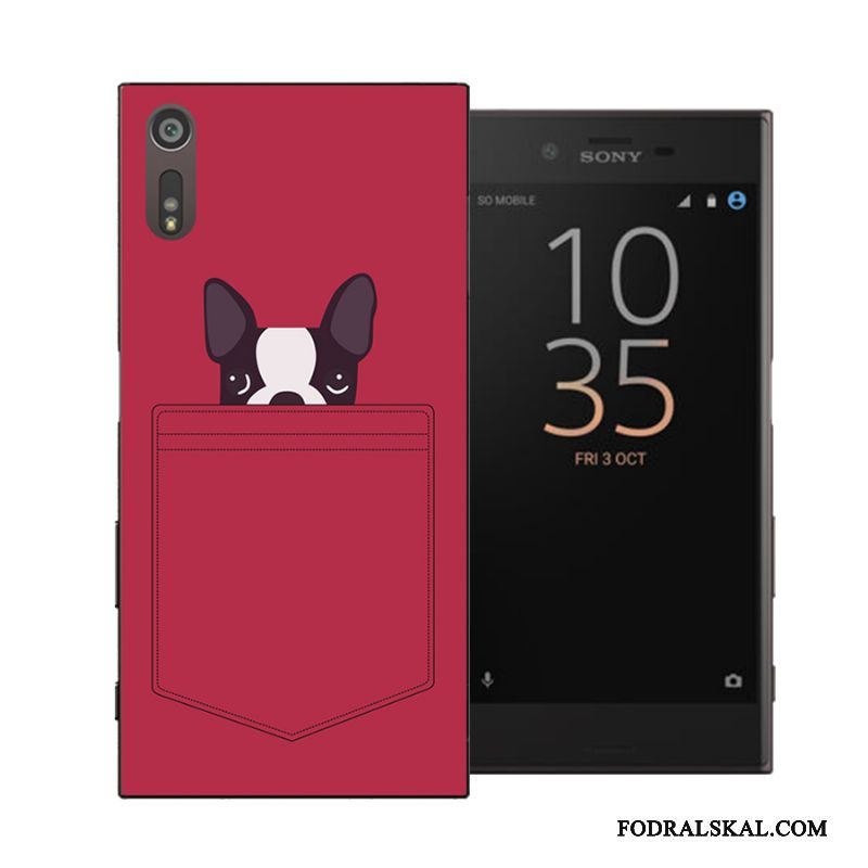 Skal Sony Xperia Xz Kreativa Röd Personlighet, Fodral Sony Xperia Xz Skydd Hårdtelefon