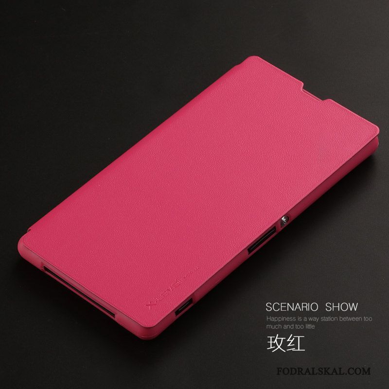 Skal Sony Xperia Z1 Täcka Telefon Slim, Fodral Sony Xperia Z1 Skydd Röd