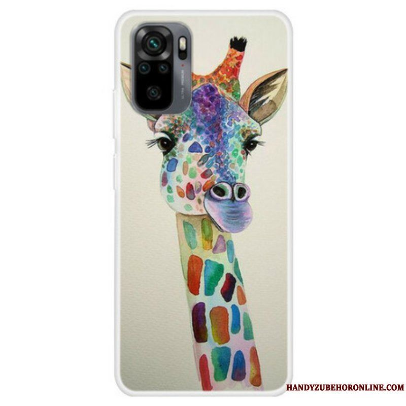 Skal Xiaomi Redmi Note 10 / 10S Färgglad Giraff