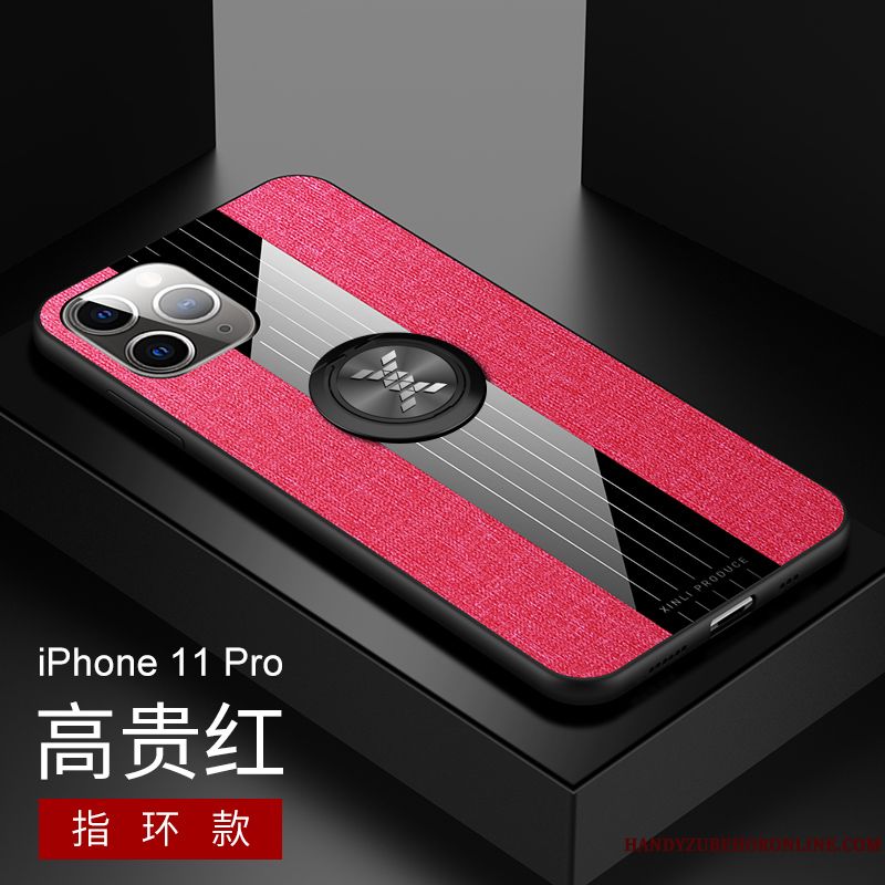 Skal iPhone 11 Pro Support Personlighet Röd, Fodral iPhone 11 Pro Påsar Telefon Net Red