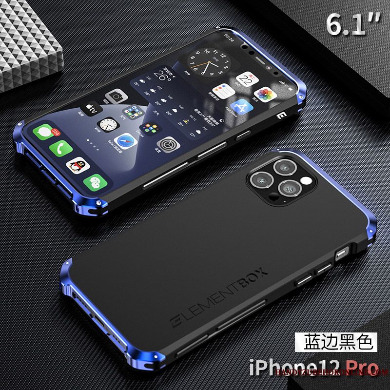 Skal iPhone 12 Pro Silikon Frame Fallskydd, Fodral iPhone 12 Pro Påsar Nytelefon
