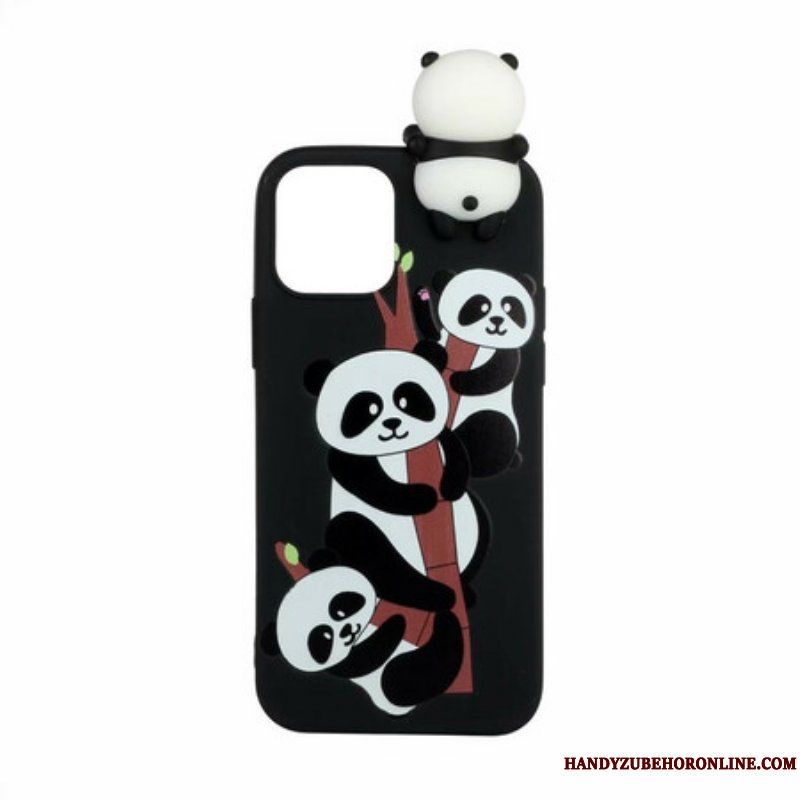 Skal iPhone 13 Mini 3d Pandas På Bambu