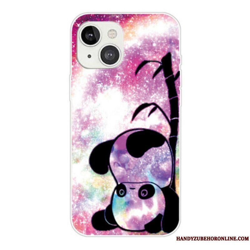 Skal iPhone 13 Mini Panda Och Bambu