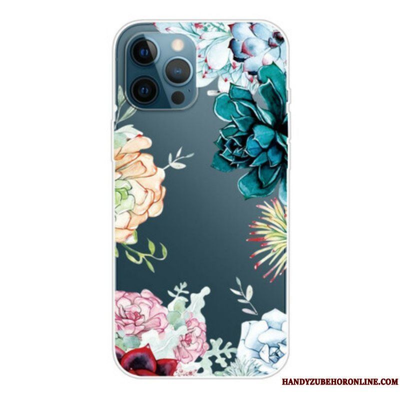 Skal iPhone 13 Pro Max Akvarell Blommor