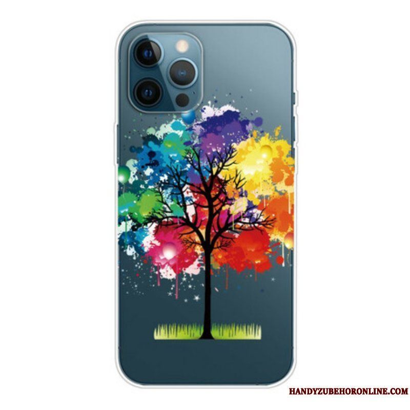Skal iPhone 13 Pro Max Sömlös Akvarellträd
