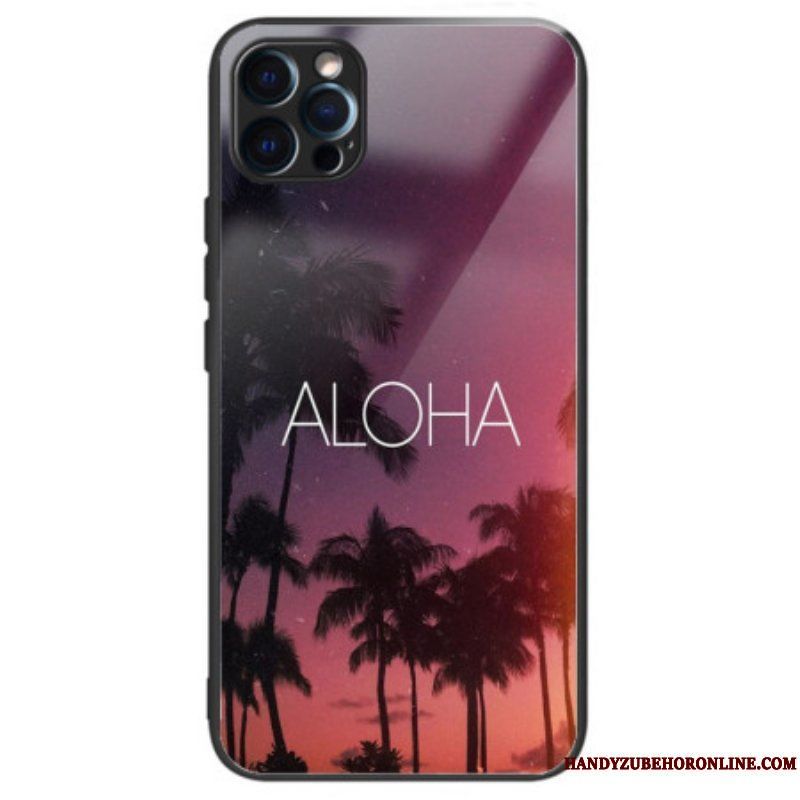Skal iPhone 14 Pro Aloha Härdat Glas