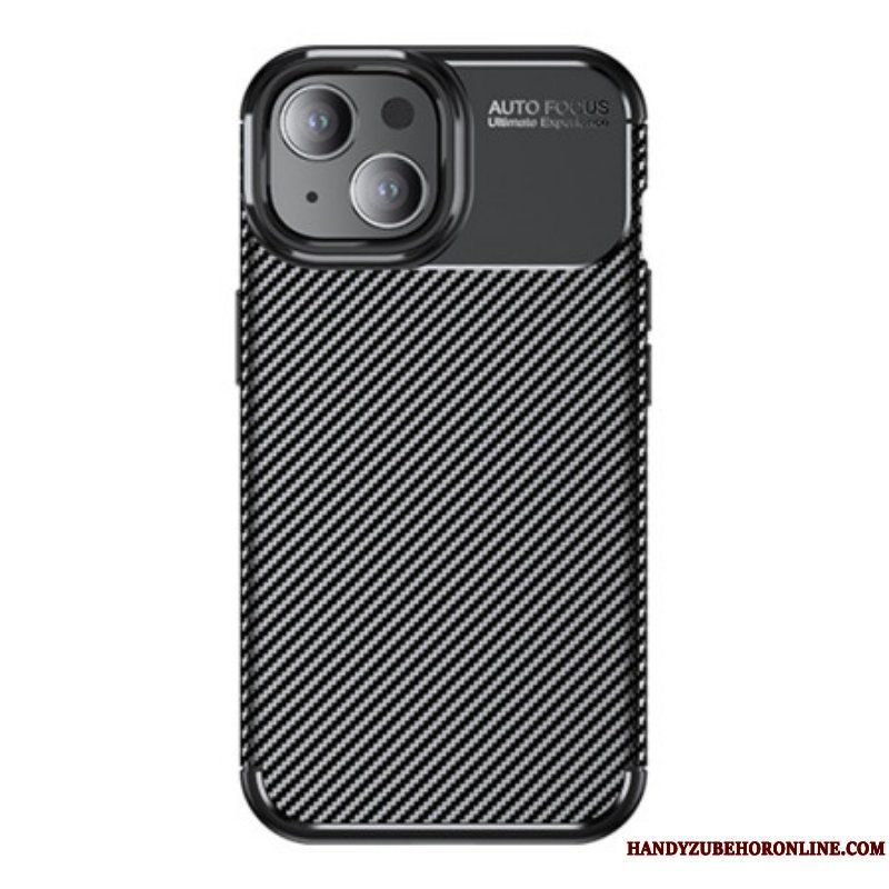 Skal iPhone 15 Plus Carbon Texture Fiber