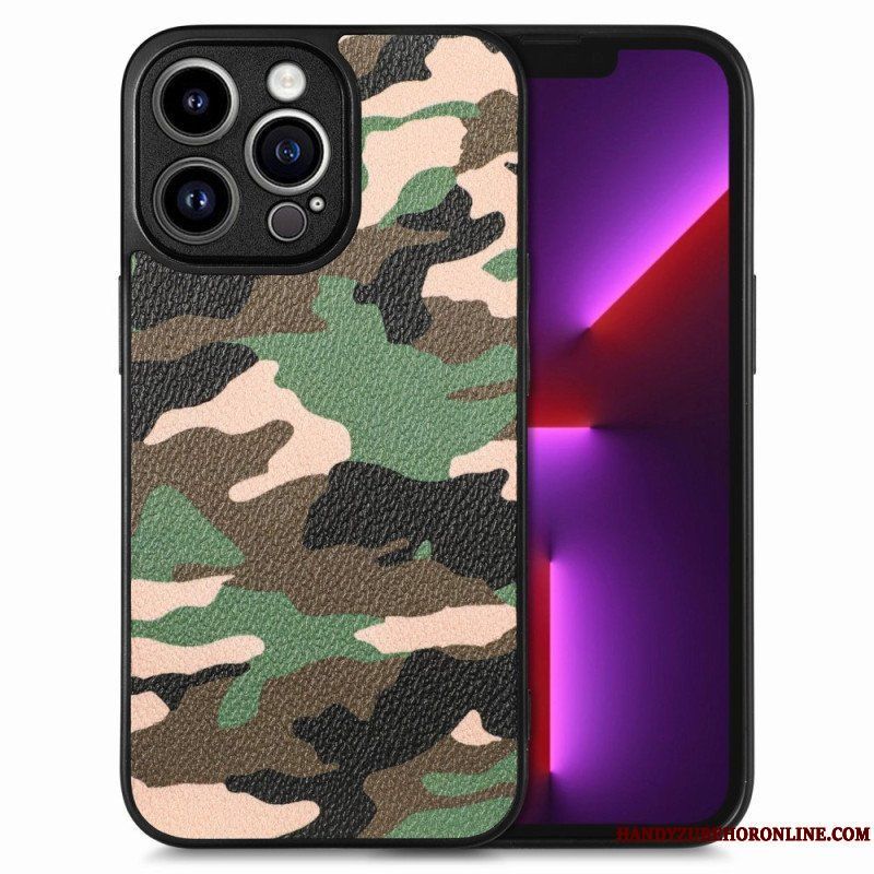 Skal iPhone 15 Pro Max Militärt Kamouflage