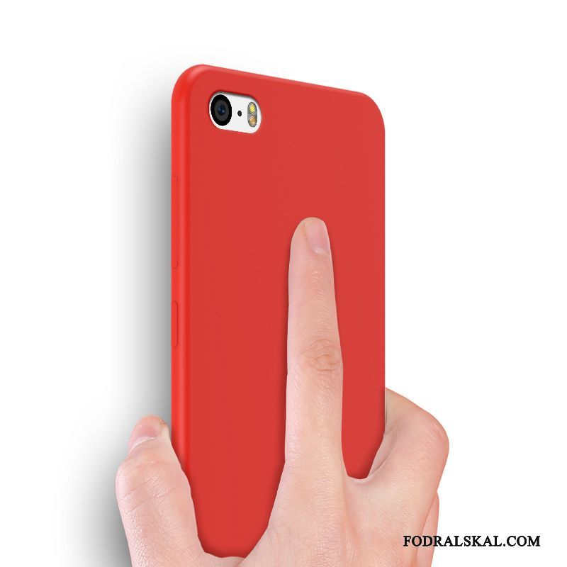 Skal iPhone 4/4s Påsar Fallskydd Röd, Fodral iPhone 4/4s Mjuk Trend Nubuck