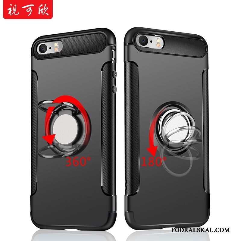 Skal iPhone 5/5s Skydd Telefon Ring, Fodral iPhone 5/5s Kreativa Spänne Fallskydd