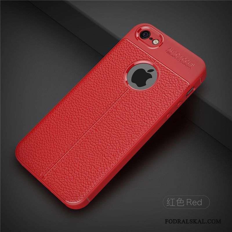 Skal iPhone 5/5s Skydd Telefon Röd, Fodral iPhone 5/5s Silikon Nubuck Trend