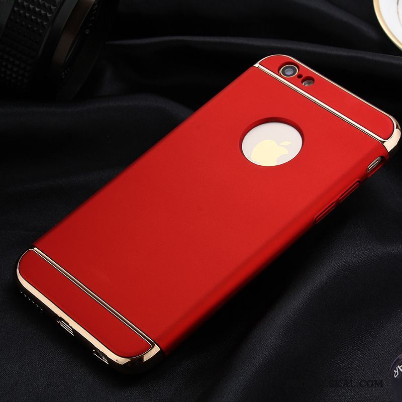 Skal iPhone 6/6s Lyxiga Telefon Guld, Fodral iPhone 6/6s Skydd Röd Frame
