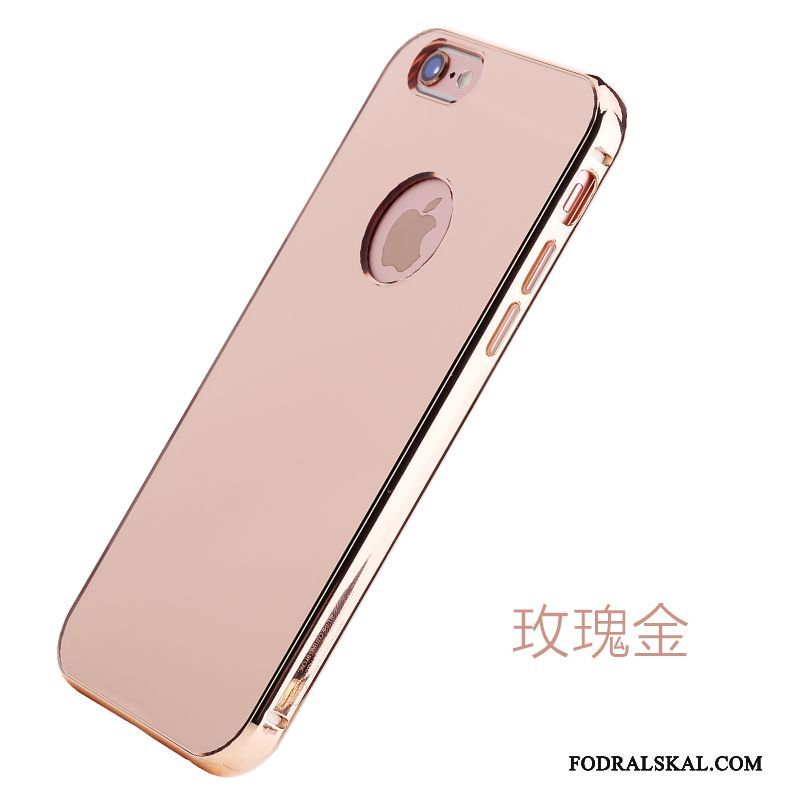 Skal iPhone 6/6s Plus Kreativa Telefon Frame, Fodral iPhone 6/6s Plus Metall Rosa Spegel
