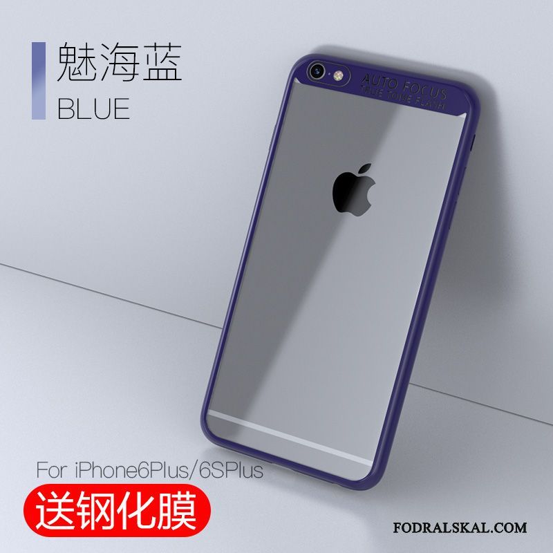 Skal iPhone 6/6s Plus Påsar Blå Trend, Fodral iPhone 6/6s Plus Silikon Nytelefon