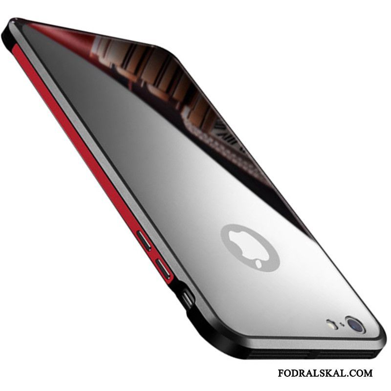 Skal iPhone 6/6s Plus Påsar Fallskydd Hård, Fodral iPhone 6/6s Plus Metall Telefon Röd
