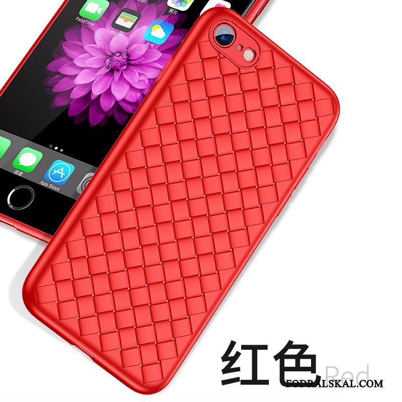 Skal iPhone 6/6s Plus Påsar Telefon Pu, Fodral iPhone 6/6s Plus Kreativa Röd Trend Varumärke