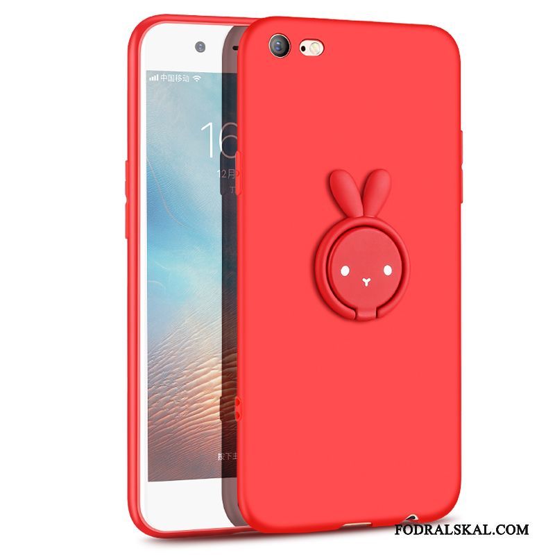 Skal iPhone 6/6s Plus Silikon Personlighet Fallskydd, Fodral iPhone 6/6s Plus Mjuk Slim Röd