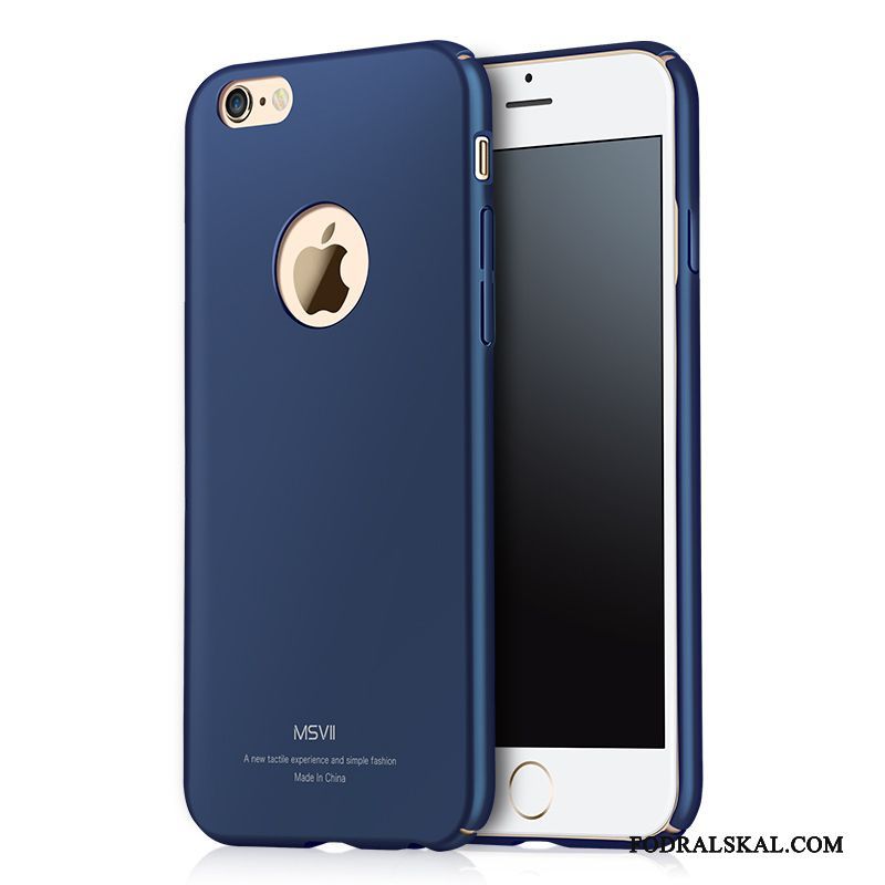Skal iPhone 6/6s Plus Skydd Nubuck Slim, Fodral iPhone 6/6s Plus Hård Mörkblå