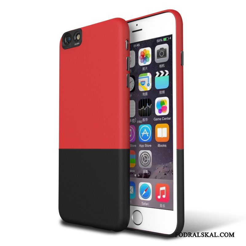 Skal iPhone 6/6s Påsar Nubuck Slim, Fodral iPhone 6/6s Telefon Röd