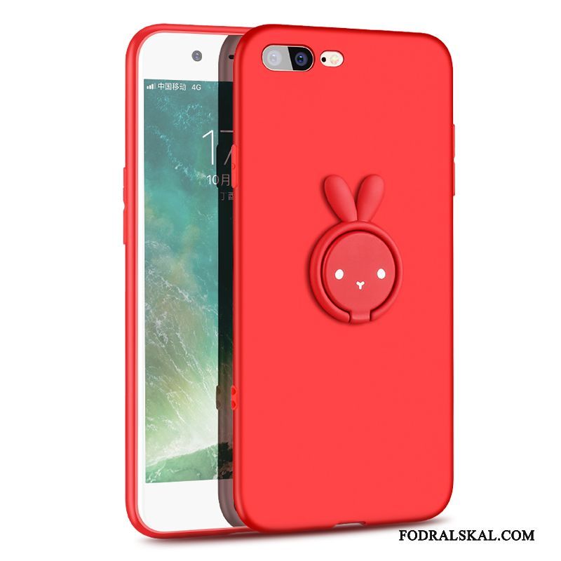 Skal iPhone 7 Plus Kreativa Telefon Röd, Fodral iPhone 7 Plus Silikon Fallskydd Personlighet