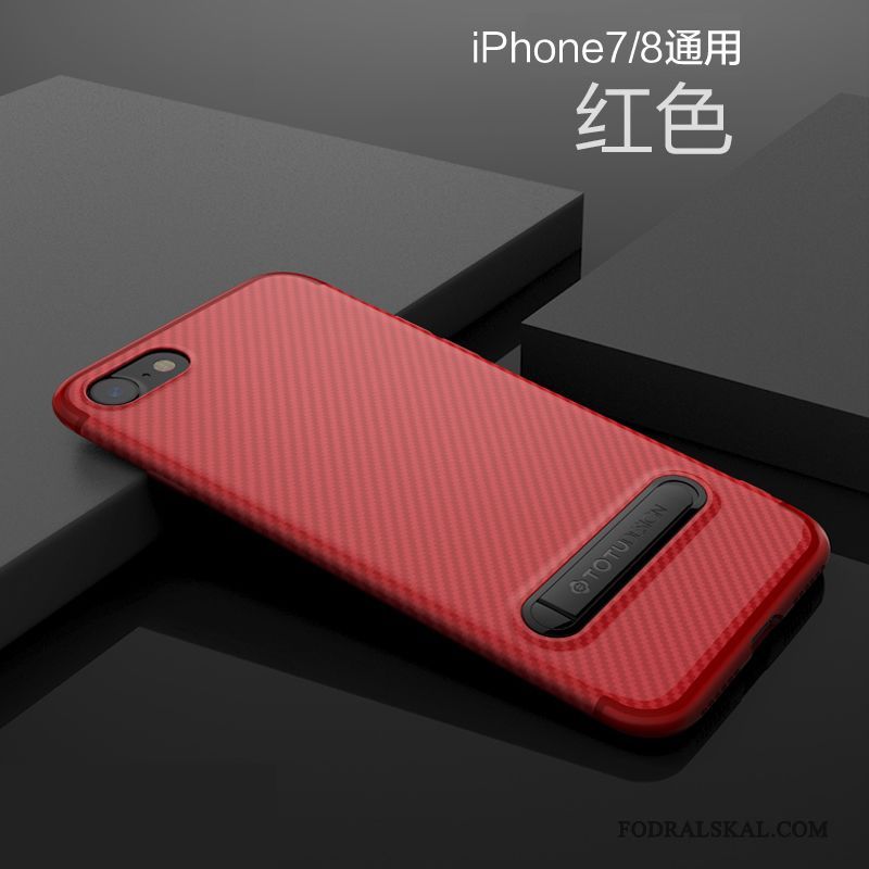Skal iPhone 7 Silikon Slim Ny, Fodral iPhone 7 Mjuk Rödtelefon