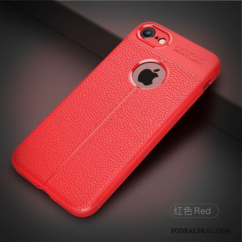 Skal iPhone 8 Mjuk Business Fallskydd, Fodral iPhone 8 Silikon Trend Röd
